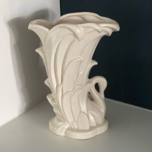 Vintage McCoy Swan Vase
